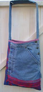cowboytaske med r�de nuancer
